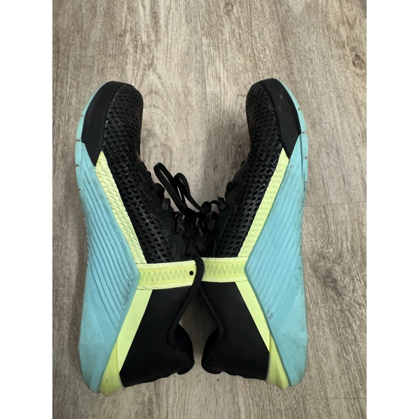 Nike Metcon 6 Women Training Shoes Black Red Volt Gym Fitness Size 9M - Image 3