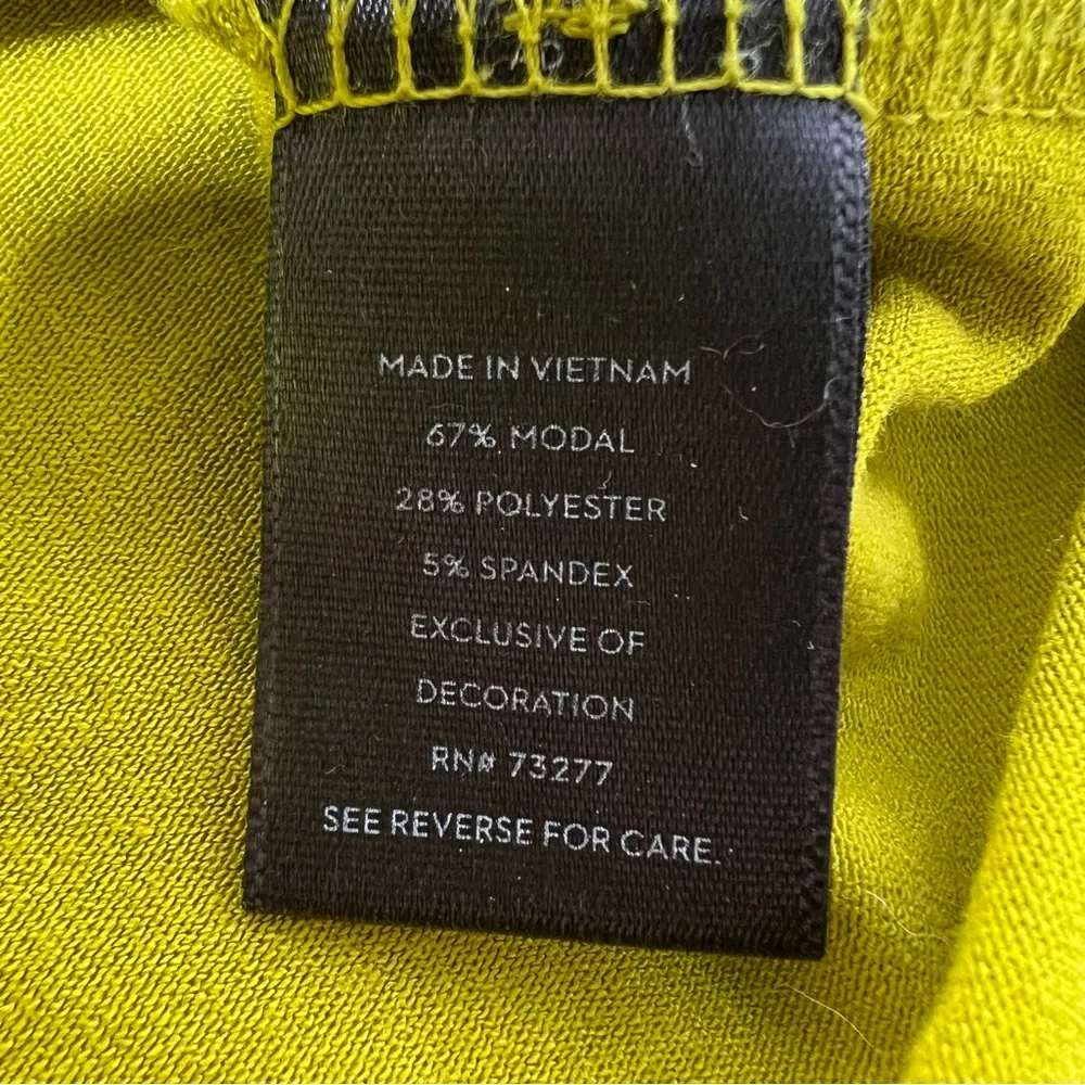 Simply Vera Vera Wang Light Pea Green Roll Neck Top - Image 9