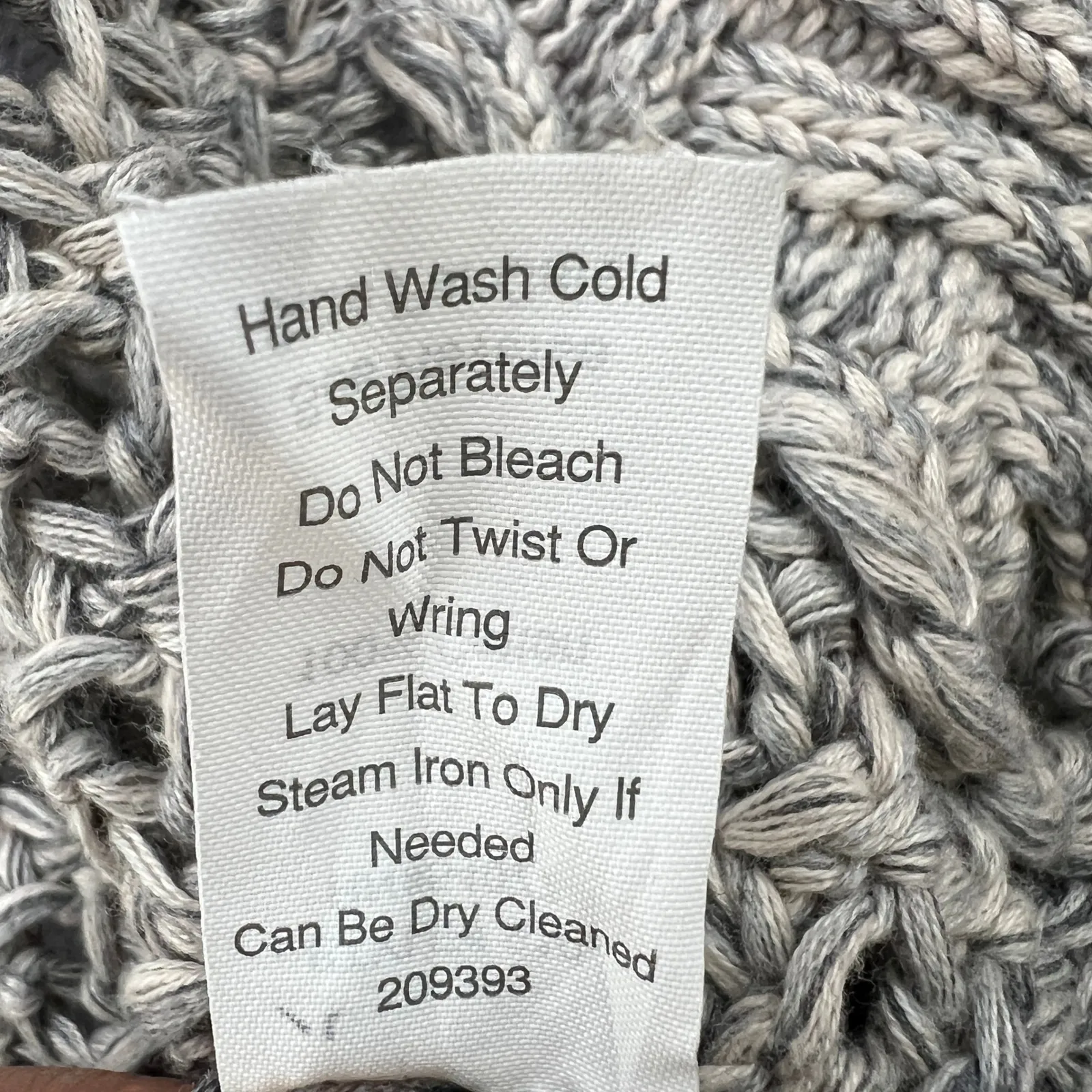 Cabi Open Knit Cardigan Draped Medium Cotton Blend Knit Sweater‎ Brown Beige - Image 6