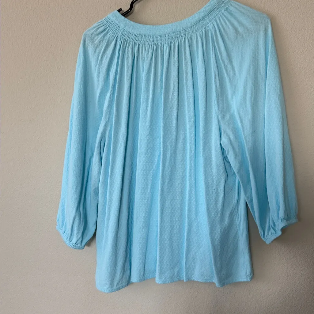 Women's Light Blue Blouse - Image 2