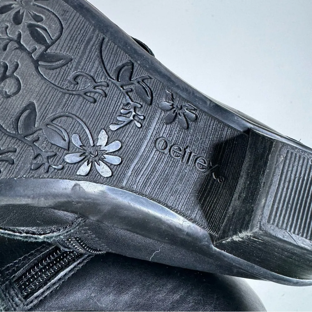 Aetrex Samantha Black Leather Ankle Boot Size 7.5 - Image 8