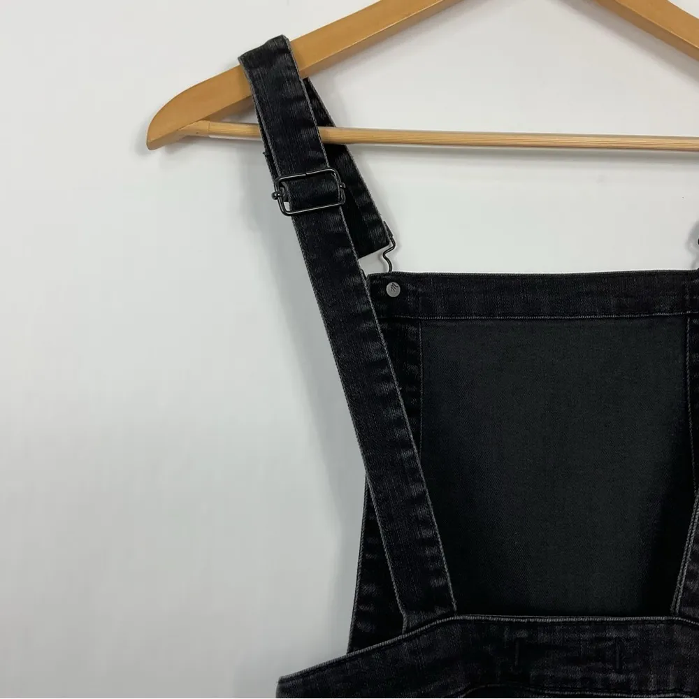 Madewell Skinny Overalls Lunar Wash Black Jeans Size XS - Image 6