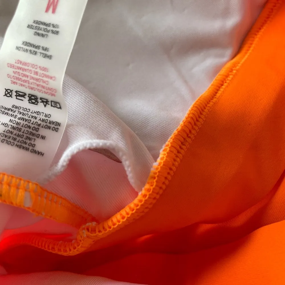 NWOT SHEIN Bikini Orange/ Tangerine Set 2 Piece Bikini Size M - Image 5