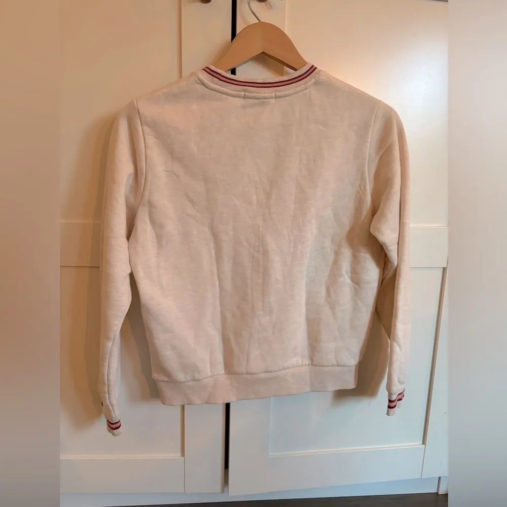 Marine Layer Crewneck Sweatshirt, oatmeal color, size XS comfy casual minimalist - Image 3
