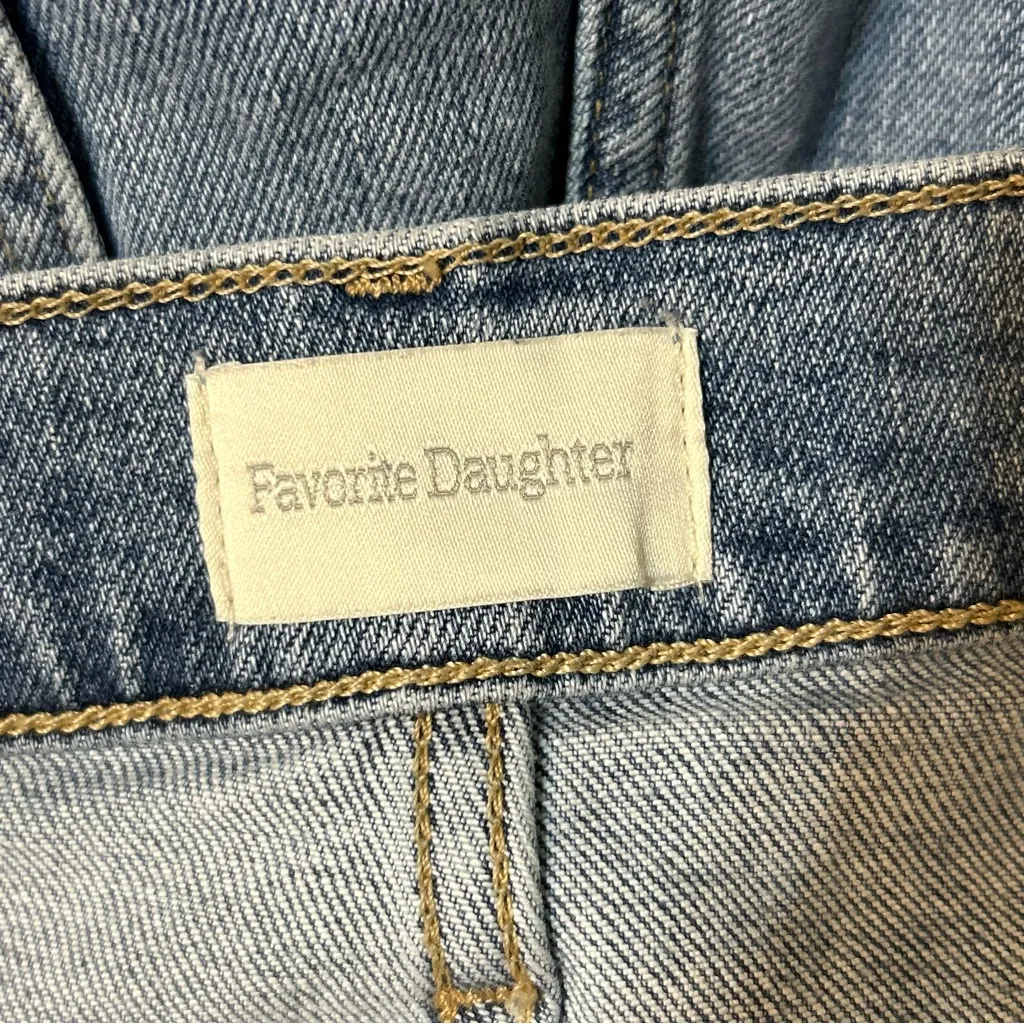 Favorite Daughter The Valentina Tower Super High Rise Cigarette Jeans Size 33 Blue - Image 9