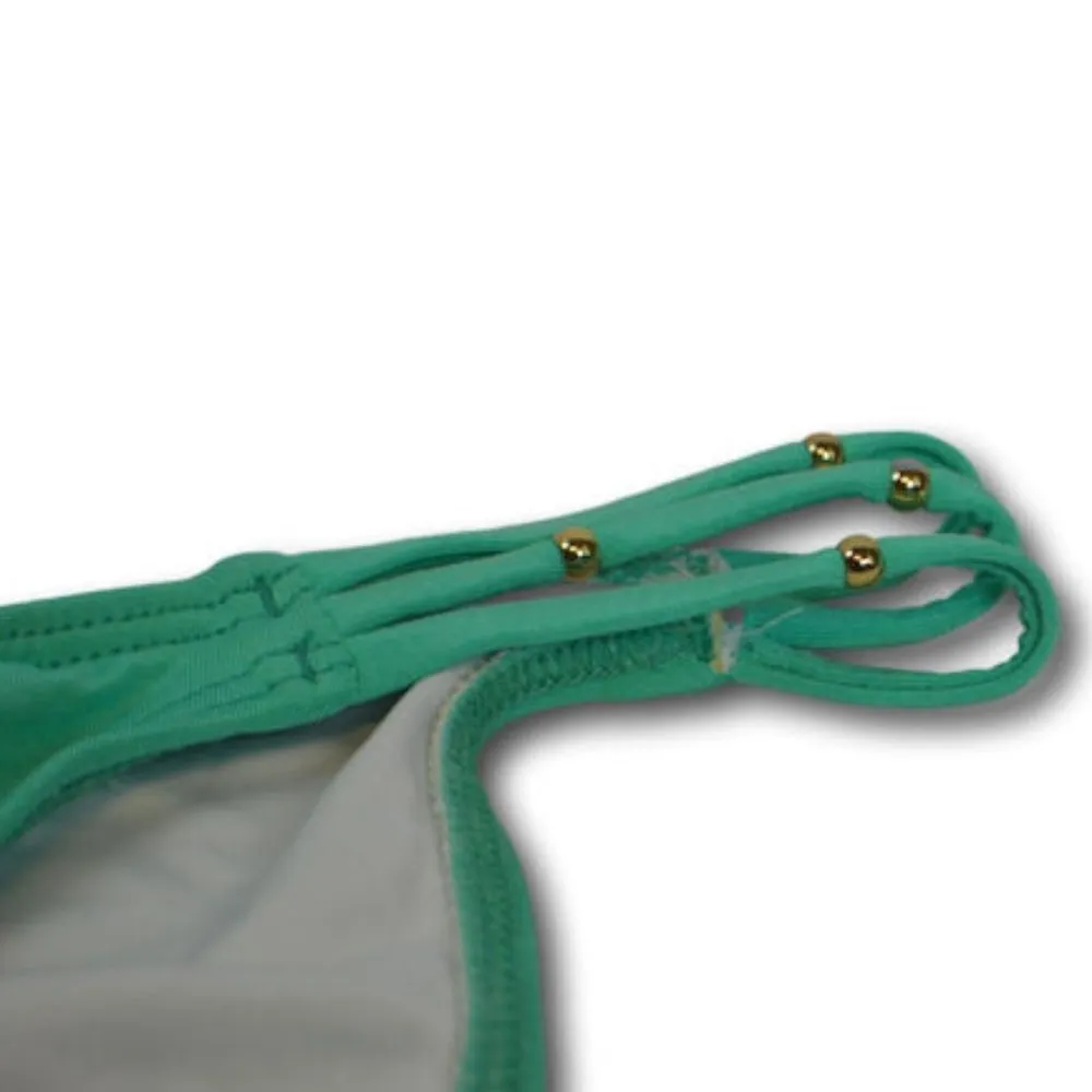 Voda Swim Three String Swimsuit Bottom Spearmint Green Size: S NWT - Image 5
