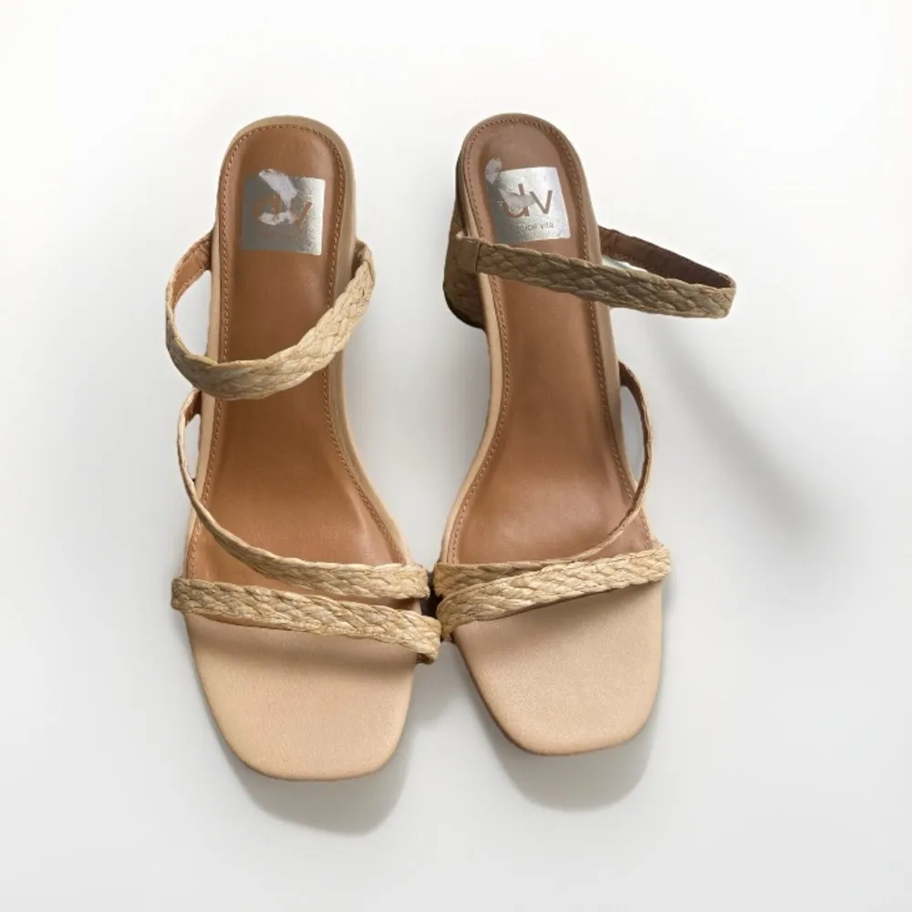 dv Dolce Vita Raffia Strappy Sandal Shoe Size 8 - Image 2
