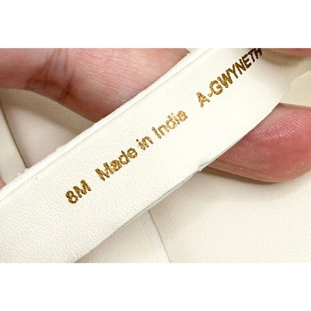 Sarto by Franco Sarto Sandals Womens Size 8 Leather Gwyneth Slip On Shoes - Image 7