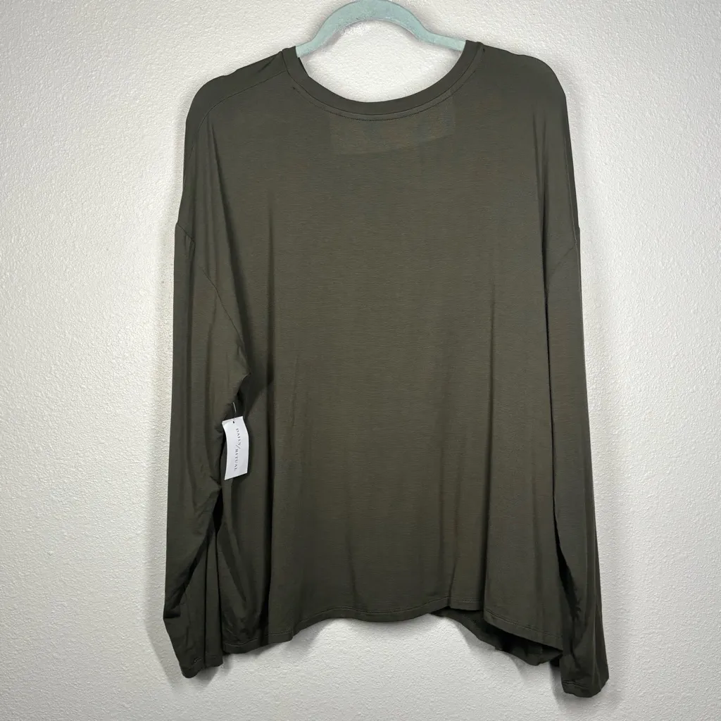 Daily Ritual Green Long Sleeve XXL - Image 3