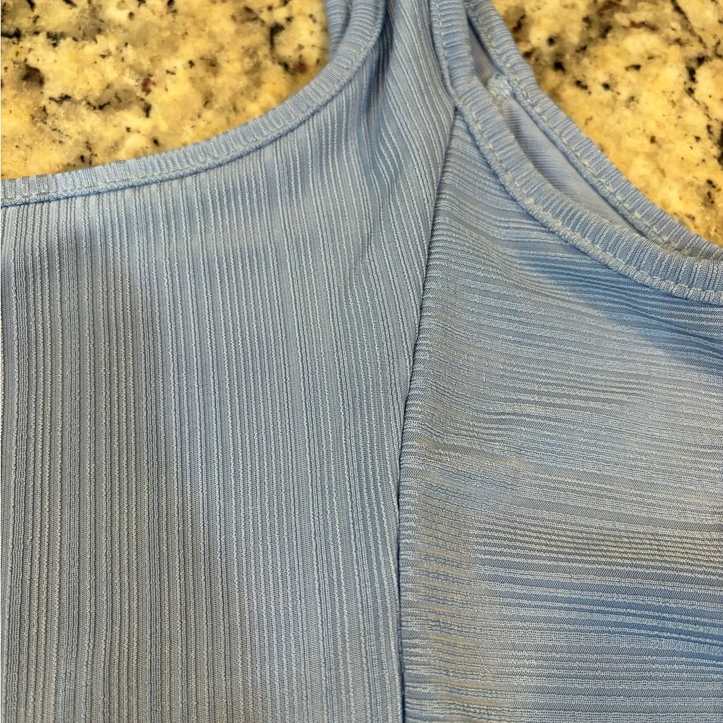 Urban Outfitters Light Blue Crop Top - Image 2