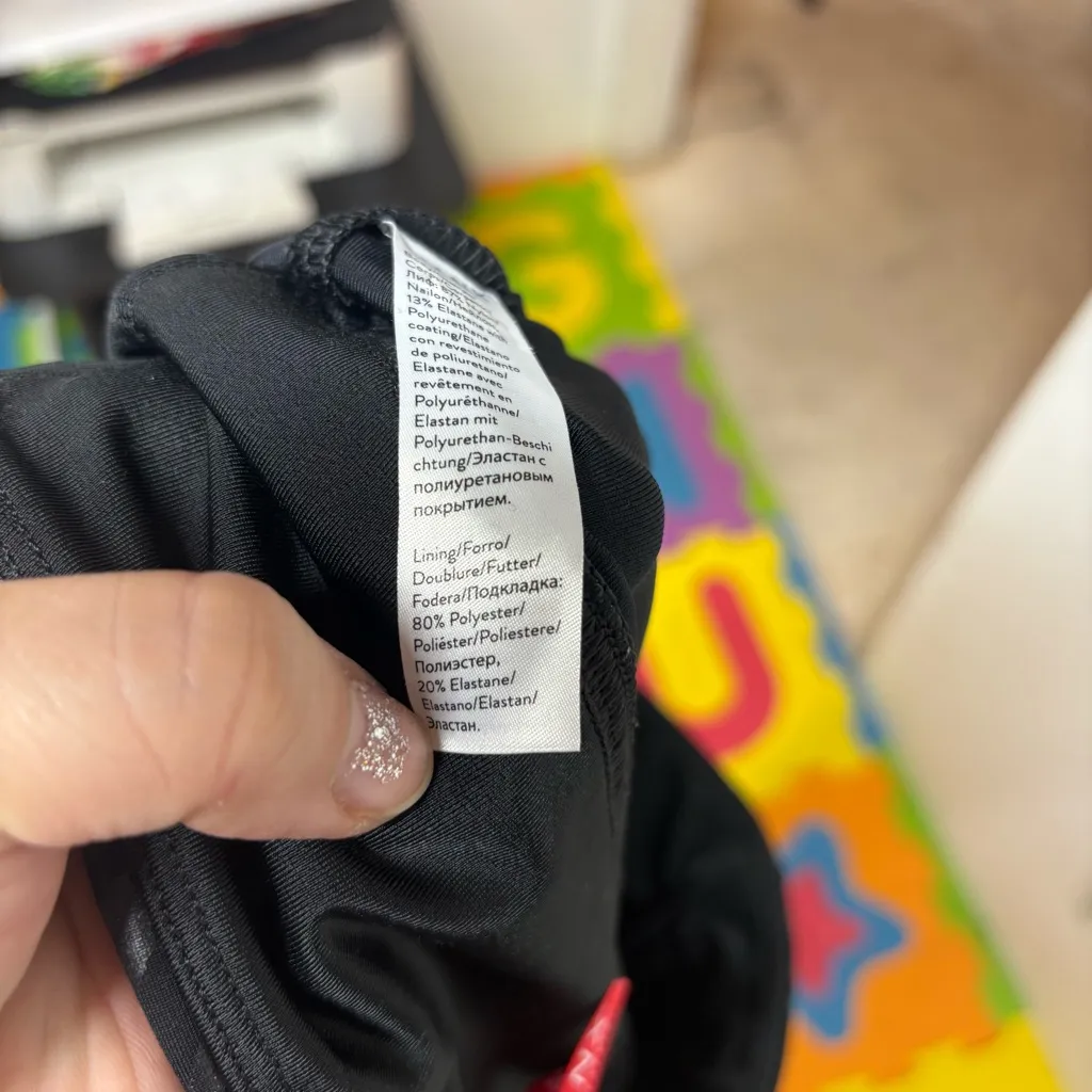 SPANX Black Patterned Women's Bike Shorts - Image 5