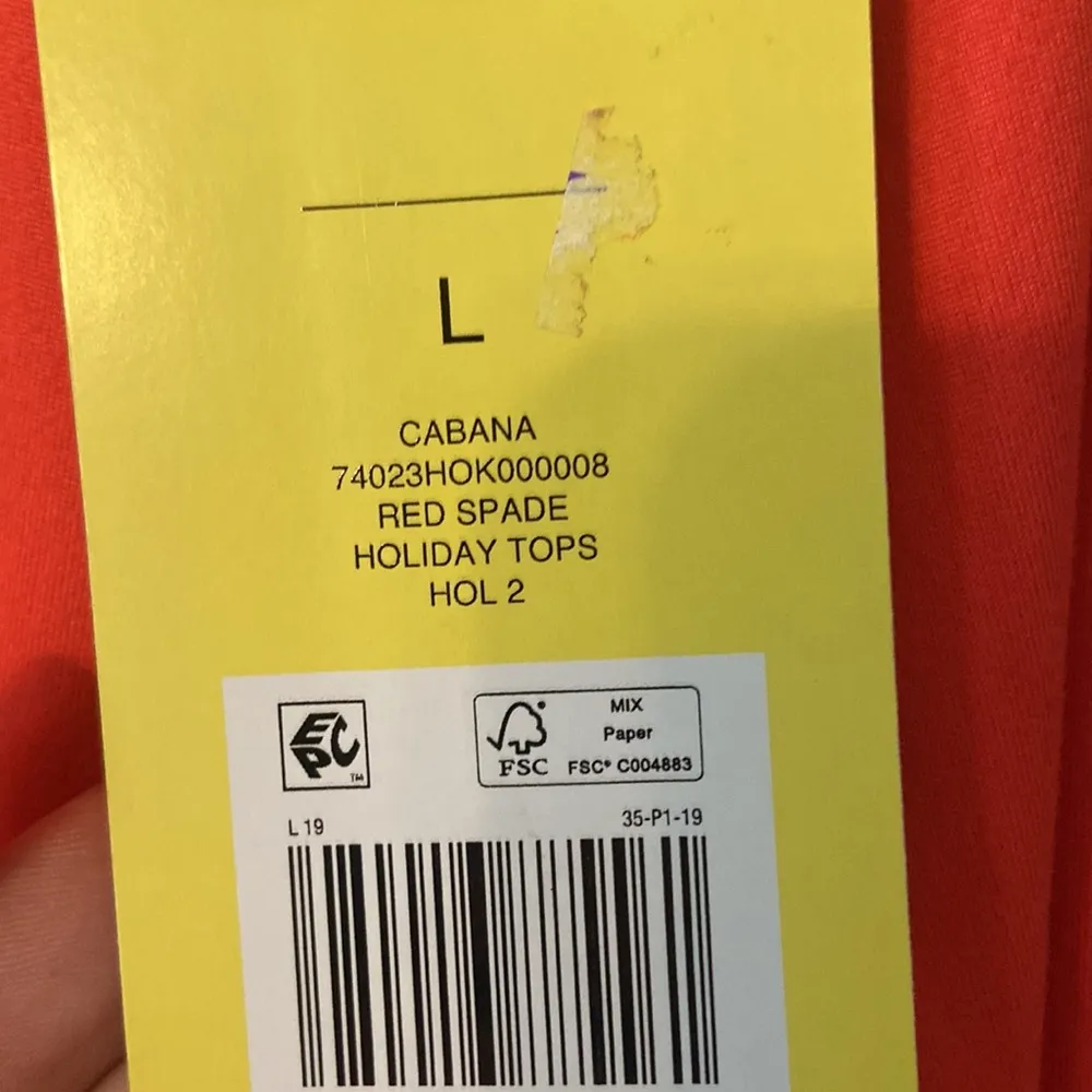 Cabana Crown & Ivy Orange  Long Sleeve Bodysuit size L brand new - Image 5