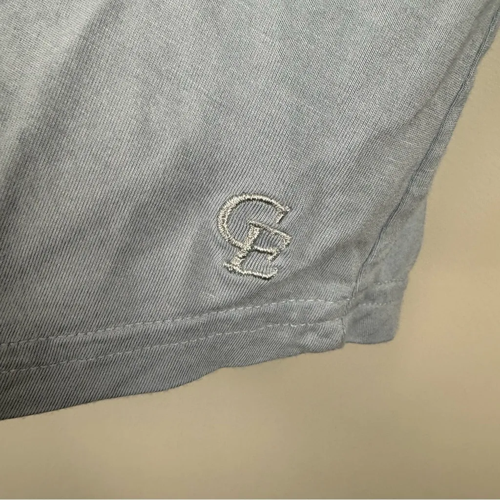 Cozy Earth Women's Size Medium Baby Blue Bamboo Pajama Top Collared Button Down - Image 3