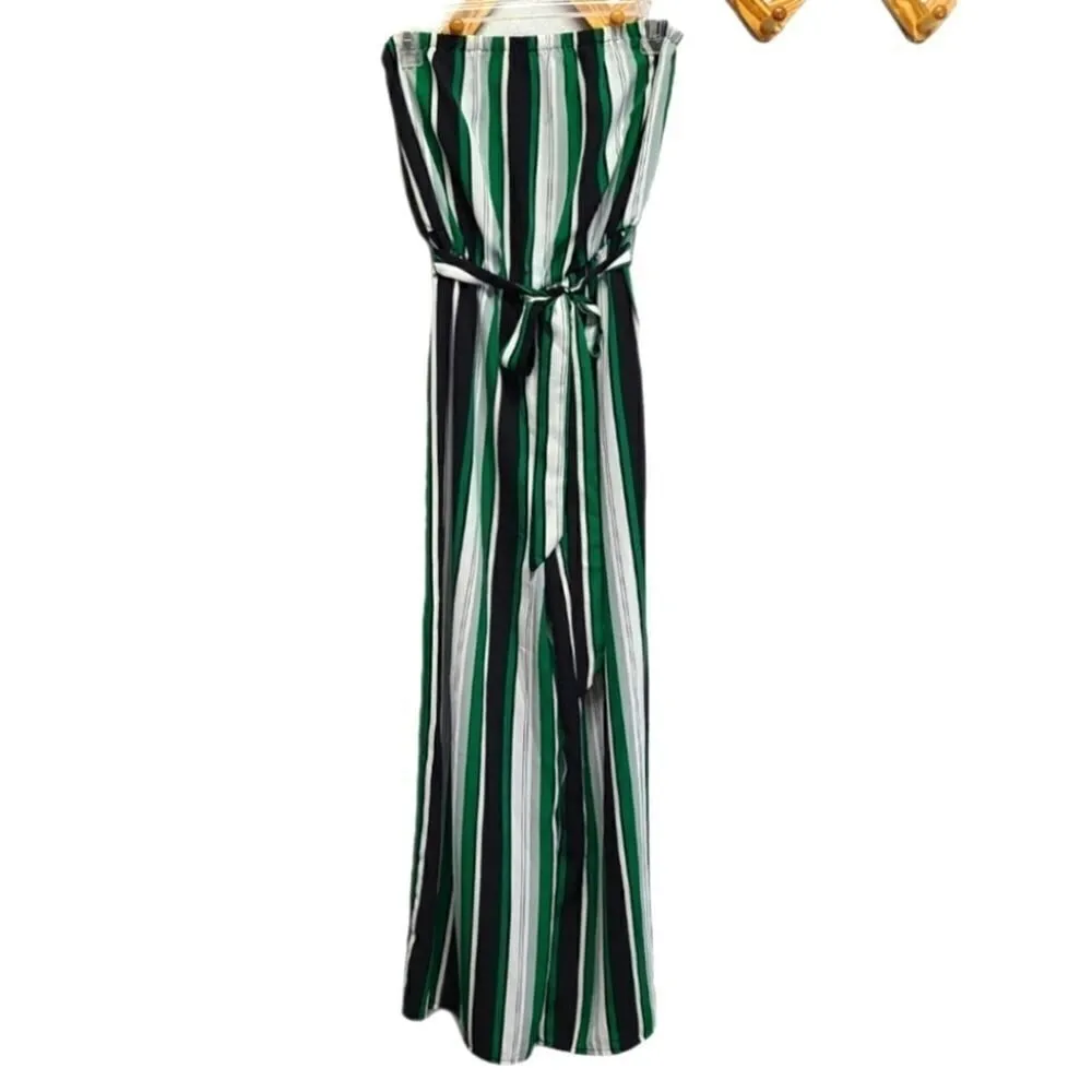 Soprano Stripped Seeveless Jumpsuit Size Small - Image 5