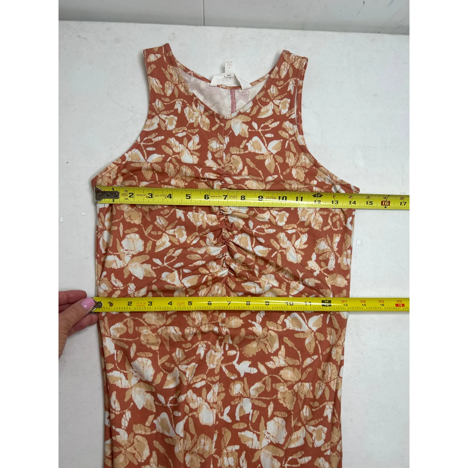 SOFT JOIE FLORAL TANK SLEEVELESS SLIM FIT MIDI DRESS NWOT SIZE XS - Image 7