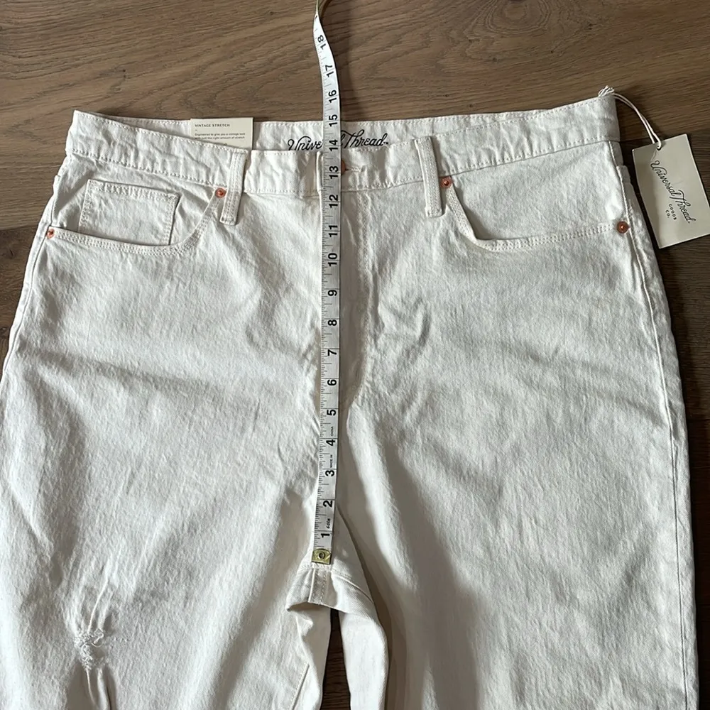 Universal Thread High-Rise Vintage Crop Straight Leg Jeans 18 NWT - Image 5