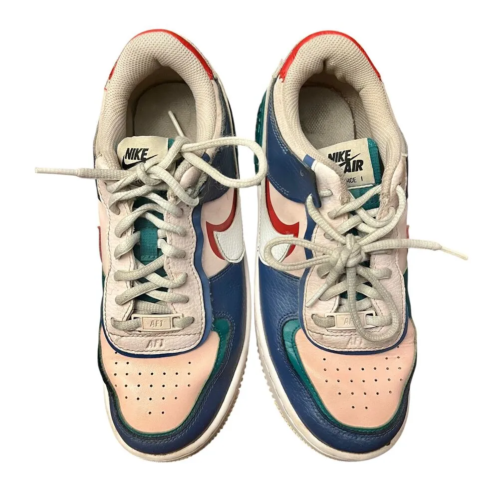 Nike Air Force 1 Shadow Mystic Navy Low Top Multi Sz 8 - Image 5