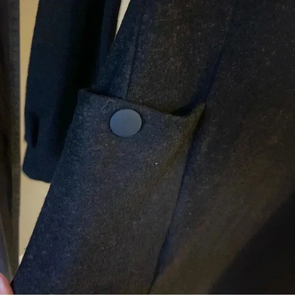 Cabi Cuddle Dress Black‎ Brown Brushed Knit Long Sleeve Sweater Dress Size S - Image 8