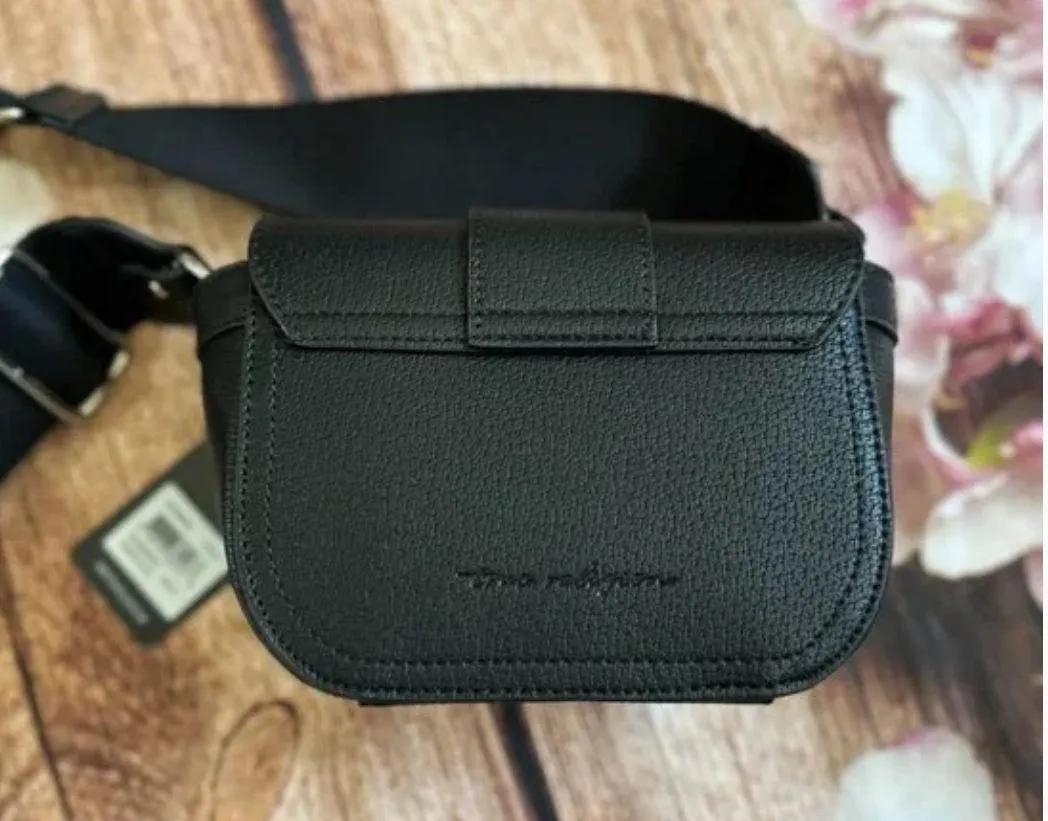 True Religion NWT MINI HORSESHOE BAG in BLACK - Image 4