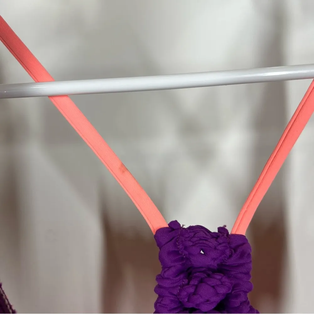 Flaw NWT B. Swim The Boss One Piece Swimsuit Size XS Purple - Image 8