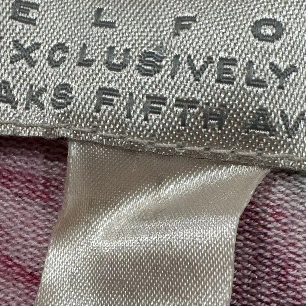 Belford Saks Fifth Avenue Tulip Button Up Lightweight Cardigan Women’s Large - Image 3