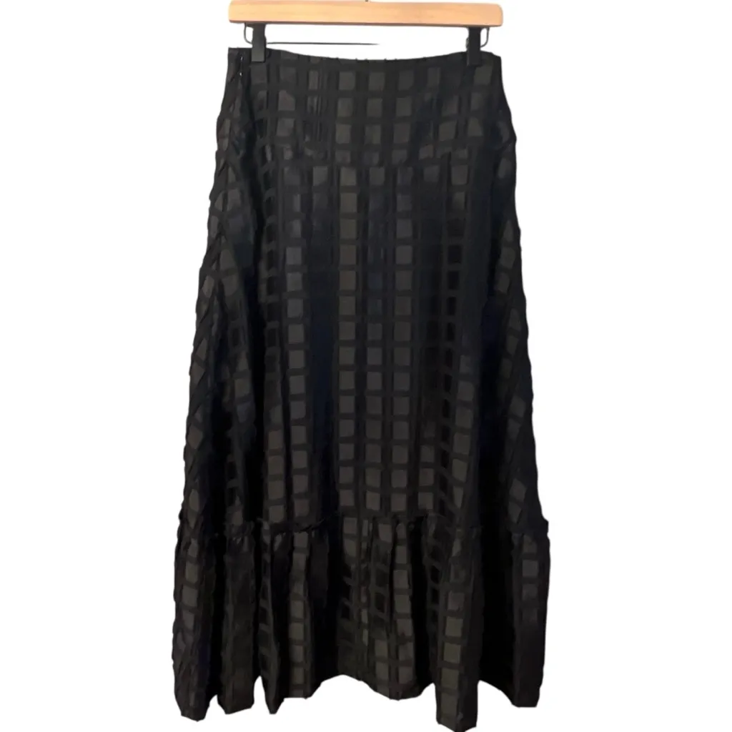 Anthropologie Maeve Womens Hi-Lo Skirt Sz 6 Whimsigoth Boho Witchy Dark Academia - Image 4