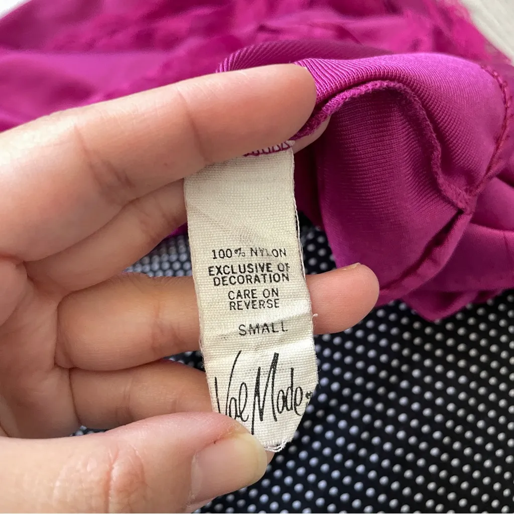 Vintage Slip Dress floral lace maxi womens Pink (small) y2k whimsigoth lingerie - Image 2