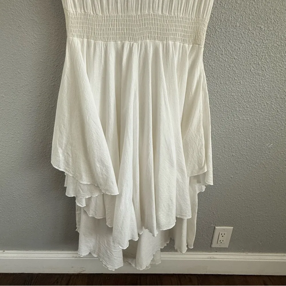 Vintage New Hero 100% Native American Cotton Dress Size‎ Medium Made in USA White - Image 3
