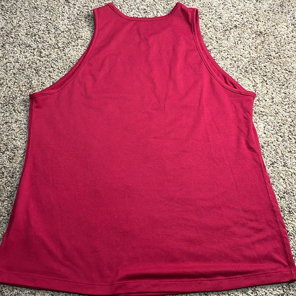 Nike  DriFit Deep Red Tank Top Large - Image 4