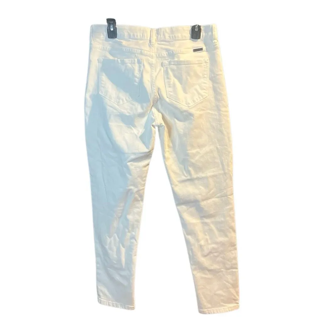 Kancan Paige High Rise Ankle Skinny White Jeans Non Ripped 11/29 #761 - Image 8