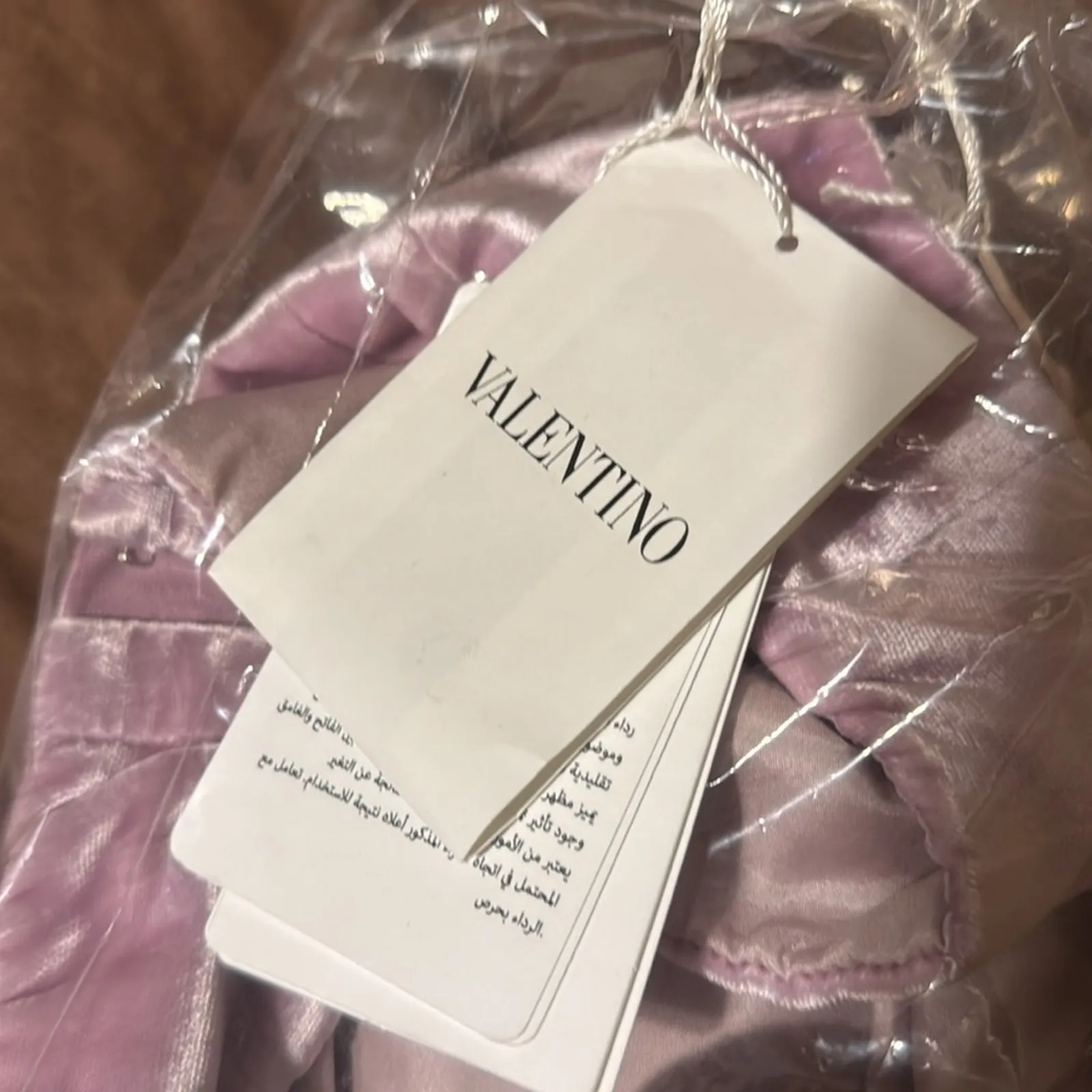 Valentino Velvet Halter Crop Top In Water Lilac Purple Size 10 - Image 5