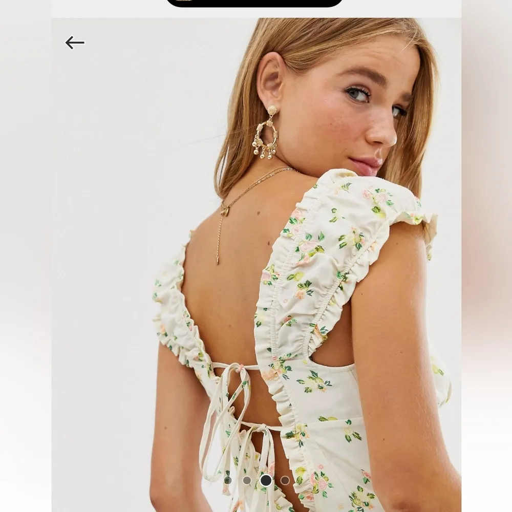 Free People Like a lady citrus print dress- size small - Image 4