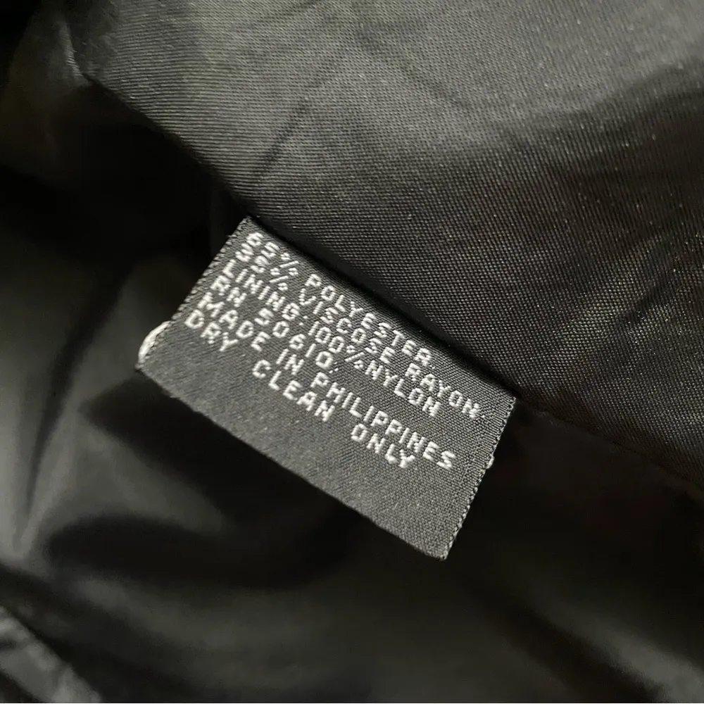 VINTAGE 1980s blazer with gold chained buttons - Kasper ASL - Image 11