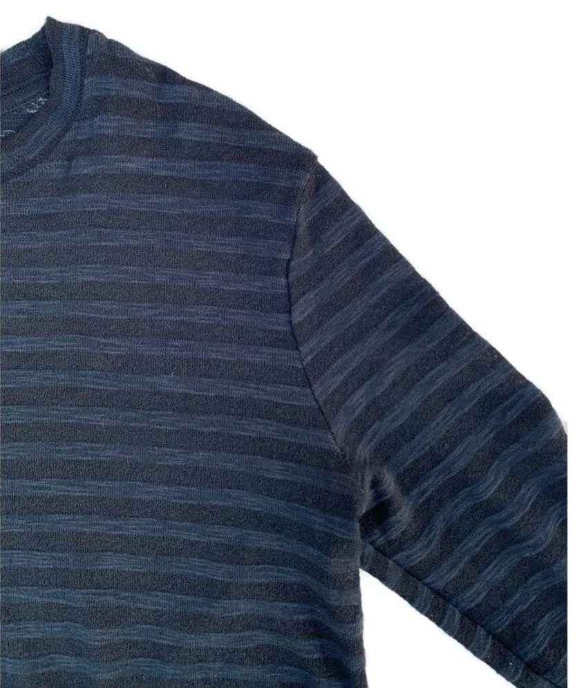 Stockholm Atelier Sheer Burnout Black Stripe Long Sleeve Shirt 4 - Image 4