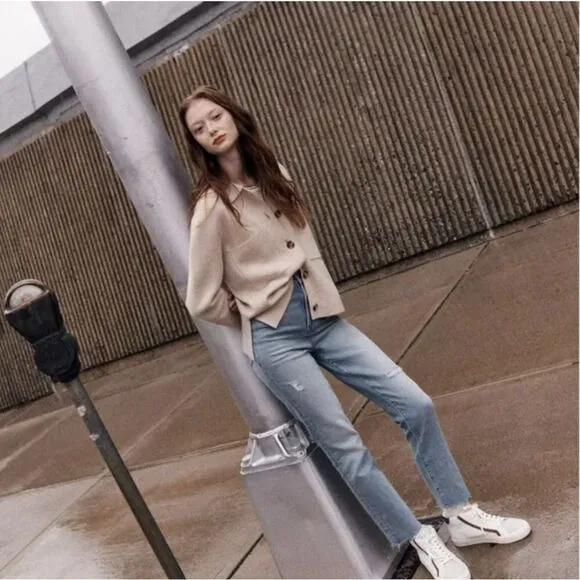 NEW Madewell The Perfect Vintage‎ Jean in Coffey Wash: Worn-In Edition, 31 - Image 3