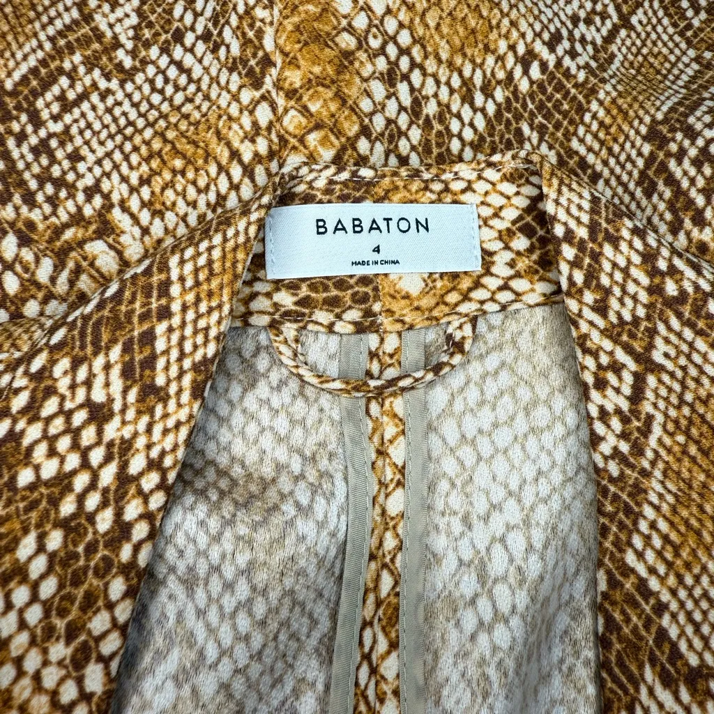 Babaton Power Hip Blazer Macaulay Snake Print size 4 - Image 2