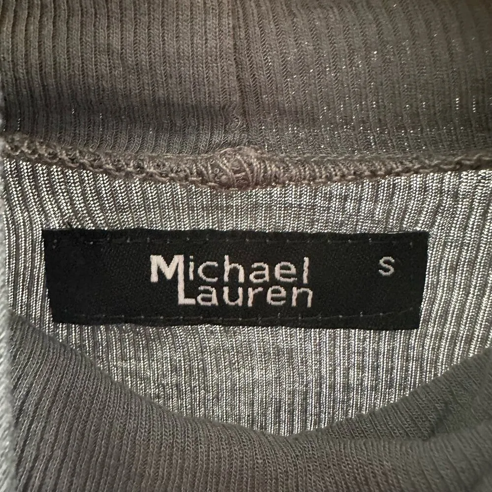 Michael Lauren Nero Long Sleeve Draped Turtleneck
Size Small Lagry - Image 3