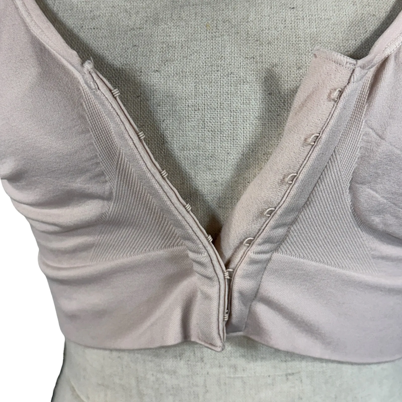 Just My Size Hanes 3X-Large Pure Comfort Bra Front Close Stretch Unlined Wicking - Image 6