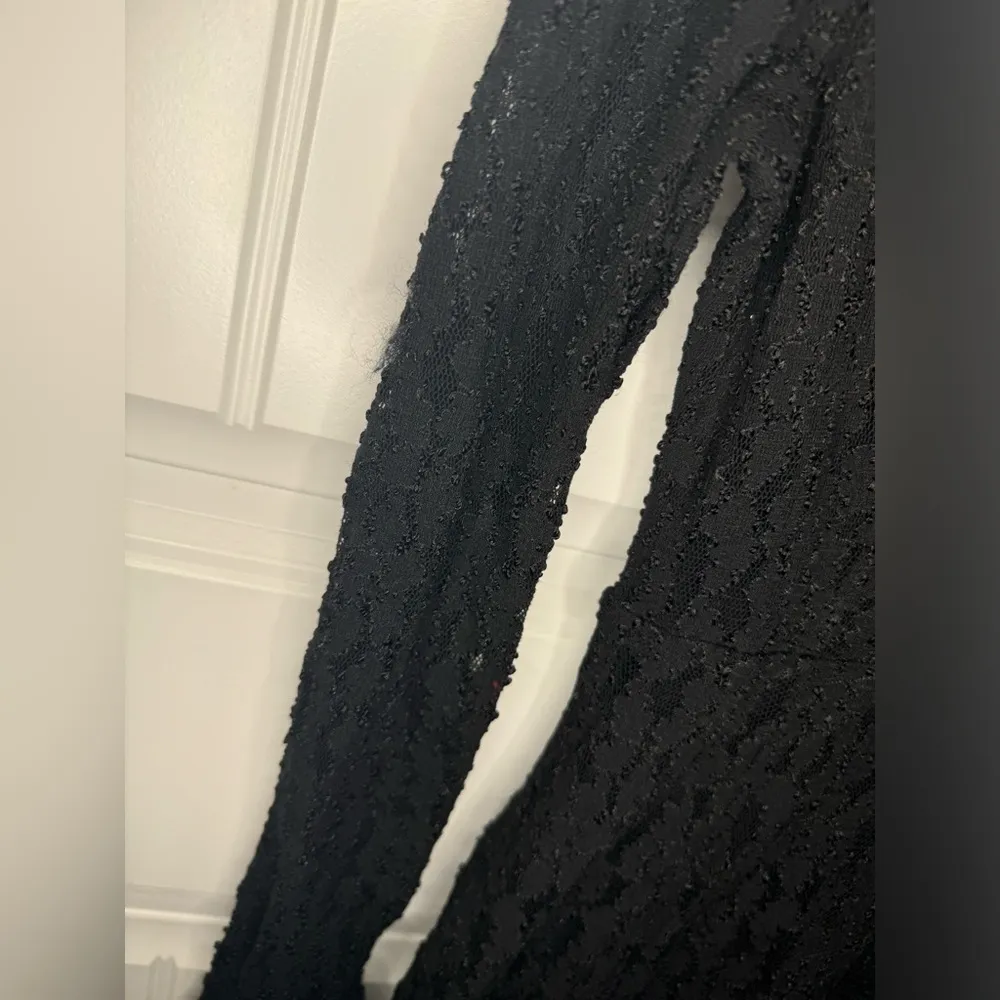 Free People Teen Witch Black Lace Dress - Image 6