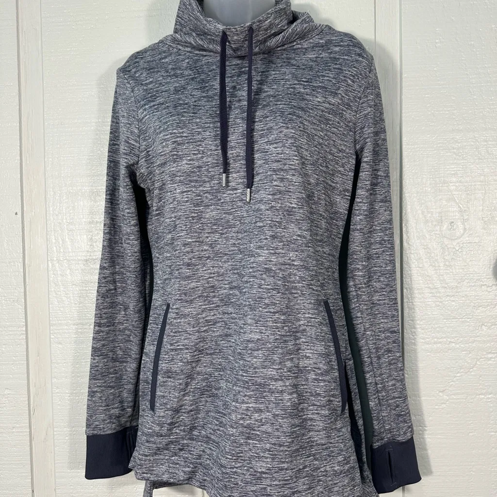 Apana Top Heather Purple  Cowl Neck  Pullover Size Medium… - Image 3