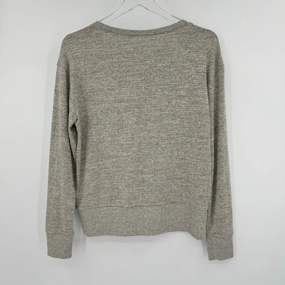 Gap pullover sweater crew gold silver metallic shimmer lurex size small NEW - Image 2