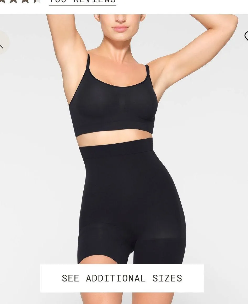 High-Waisted Mid Thigh Short - Image 2