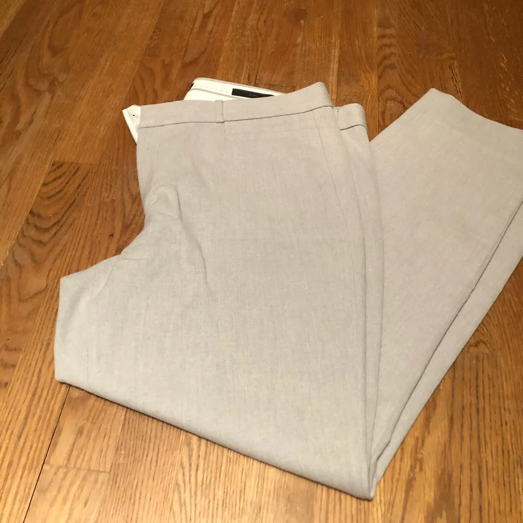 Banana Republic Sloan Light Gray Tailored Career Dress Pants Womens Size 12‎ - Image 4