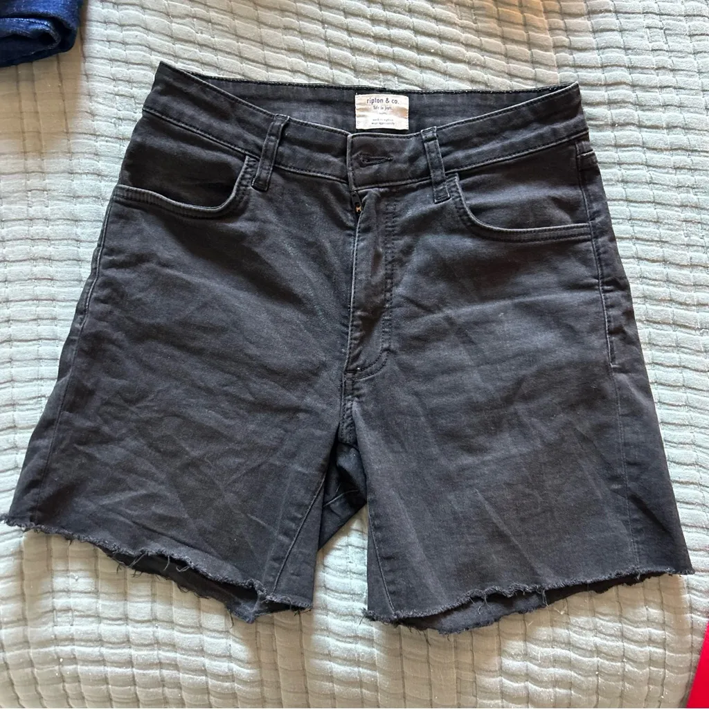 Ripton & Co classic jorts diesel raw hem size 27 Blue - Image 2