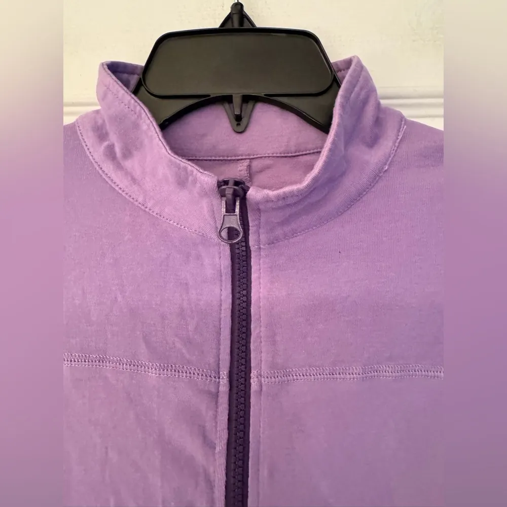 Chaser Women’s Purple Zip Up Jacket Size Small - Image 5