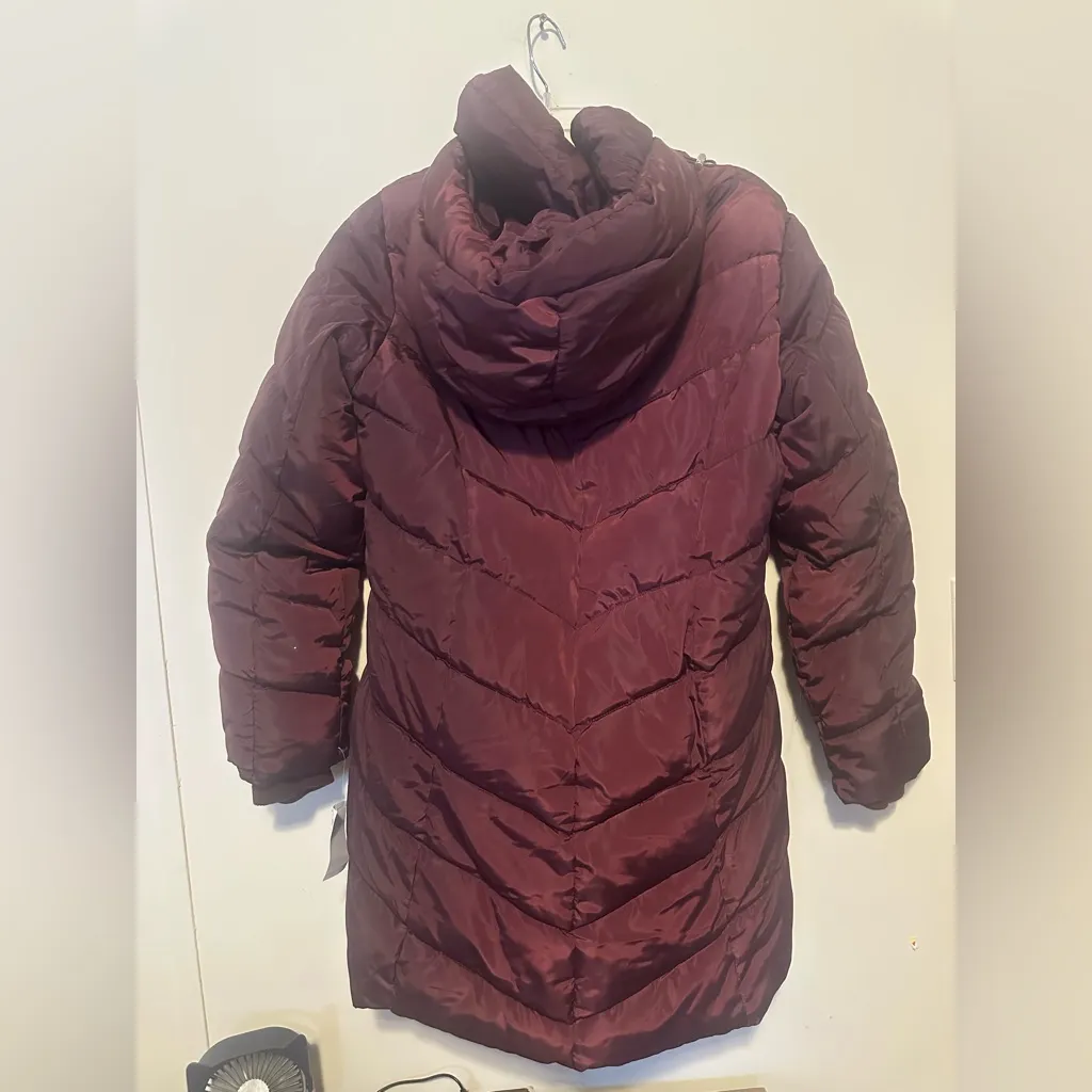 Steve Madden Women's Puffer Coat - Deep Burgundy - Image 9