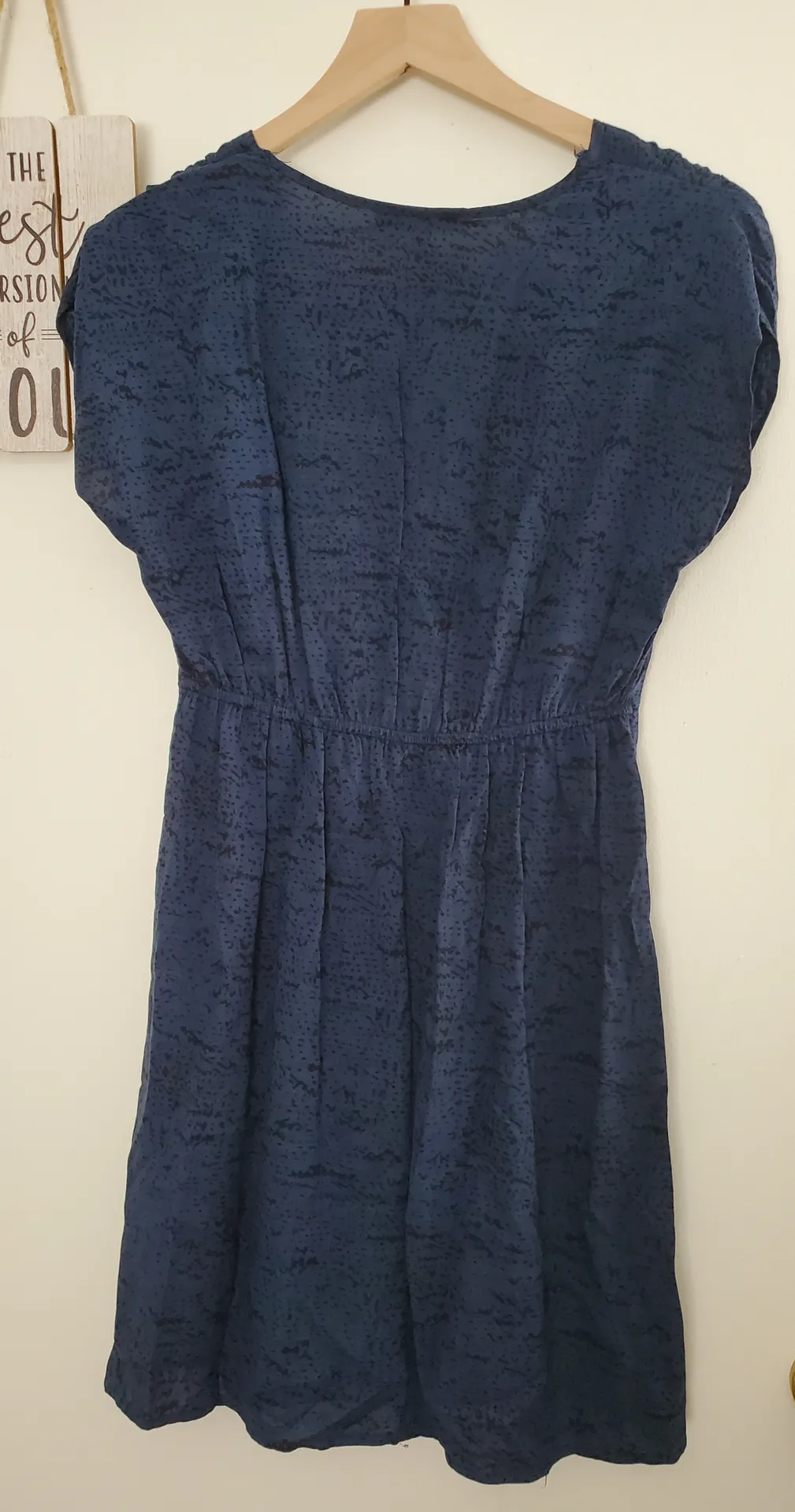 ML Maxim Liberaty Women's Size XS Blue V-Neck Casual Dress  - Image 9