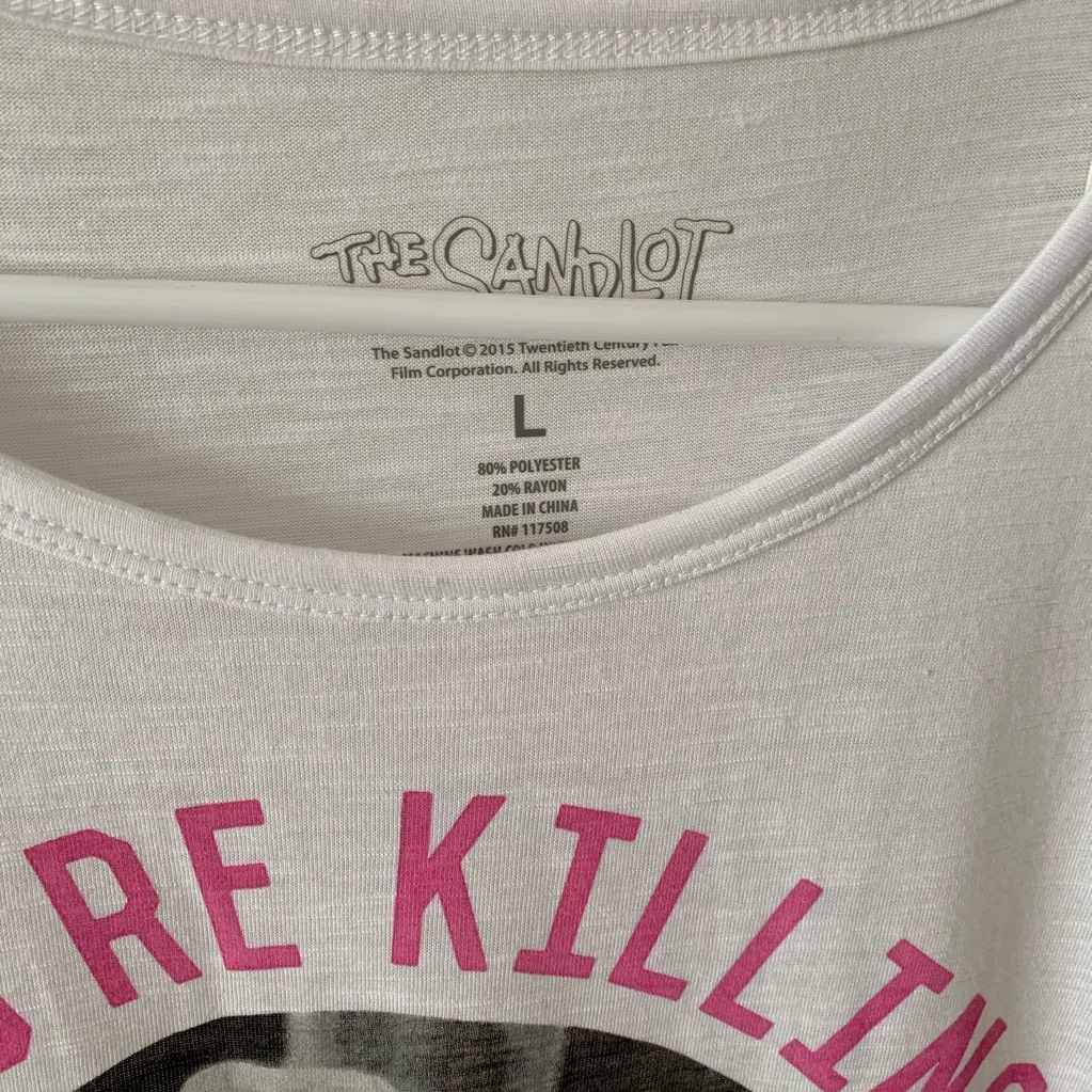 The Sandlot graphic tee! White Size L - Image 3