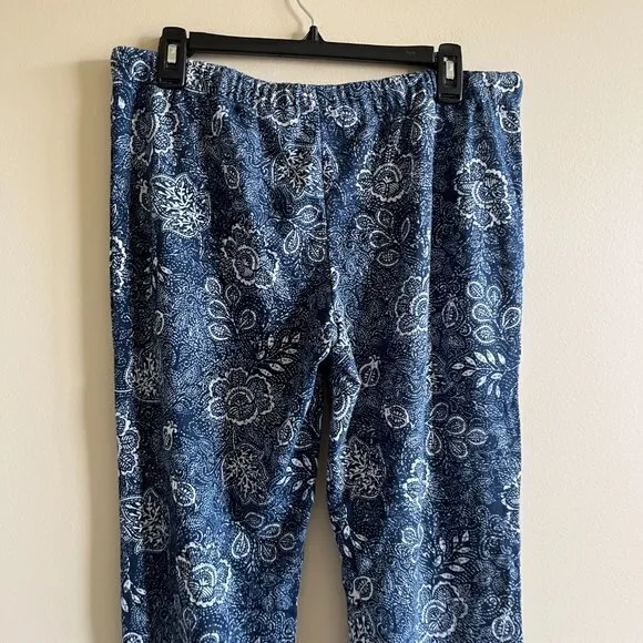 Lucky Brand Womens Paisley Pull On Drawstring‎ Sleep Pants Size S 5B026 Joggers - Image 5