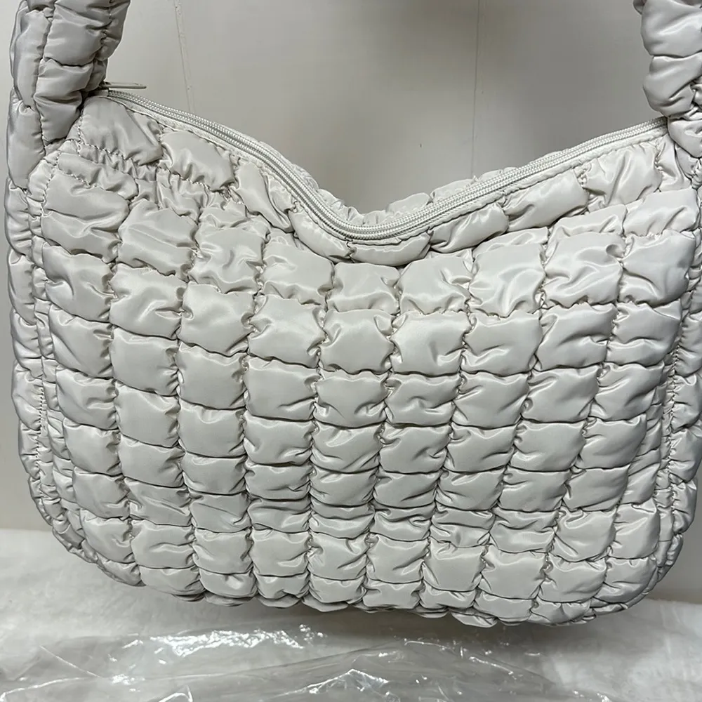 Wild Fable White Quilted Shoulder Bag - Image 5